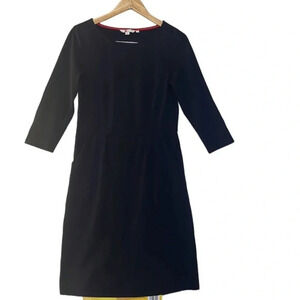 Boden Navy Blue Cotton Sheath Dress Size 8